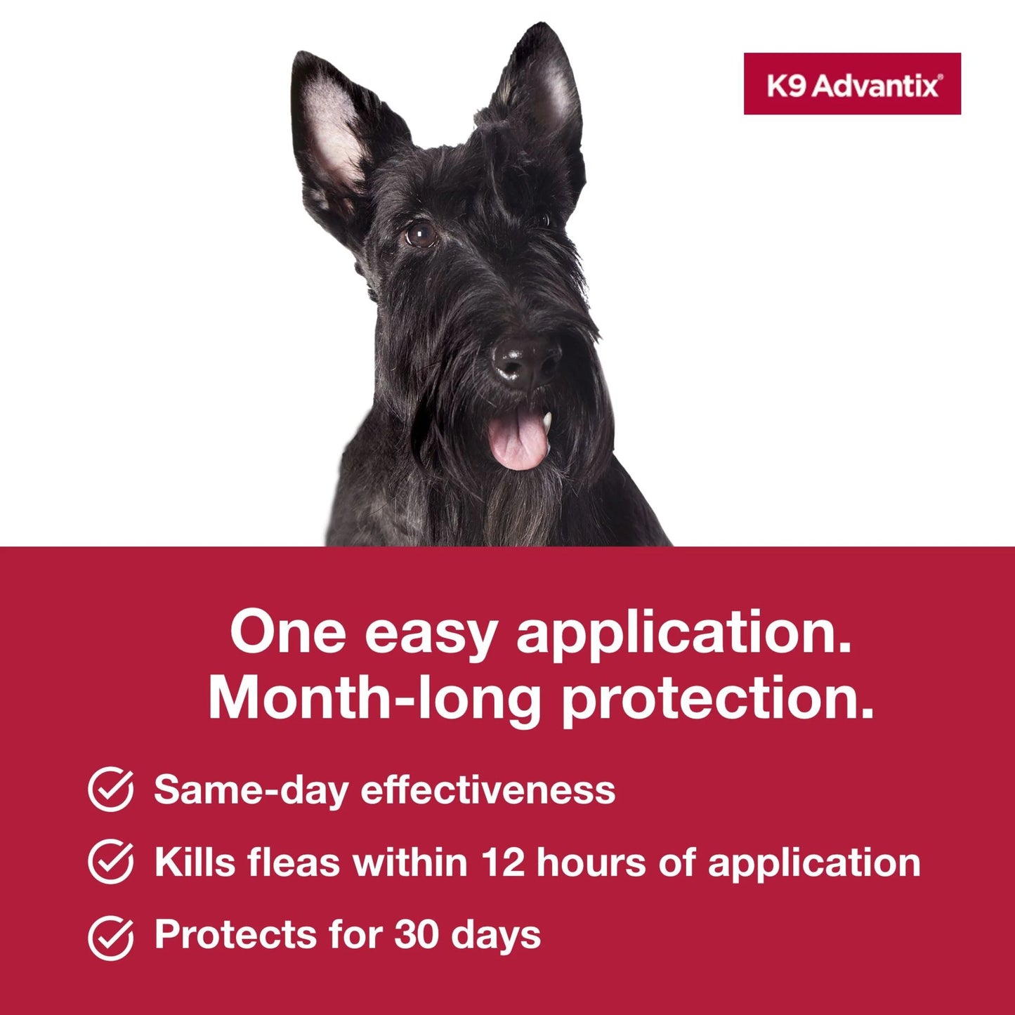 K9 Advantix Flea, Tick & Mosquito Prevention for Medium Dogs 11-20 Lbs., 2-Monthly Treatments