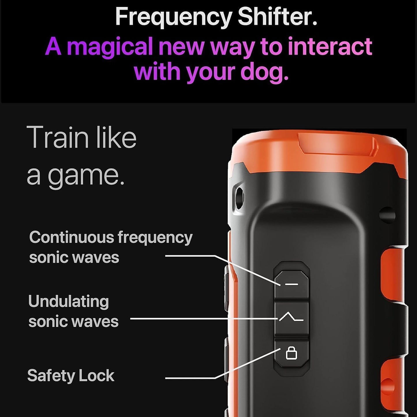Dog Bark Deterrent Device Stops Bad Behavior, Professional Dog Training Tool, anti Bark Device for Dogs, Emitters 50Ft Range for Dog Training, to Bark Collar,Dog Training Collar