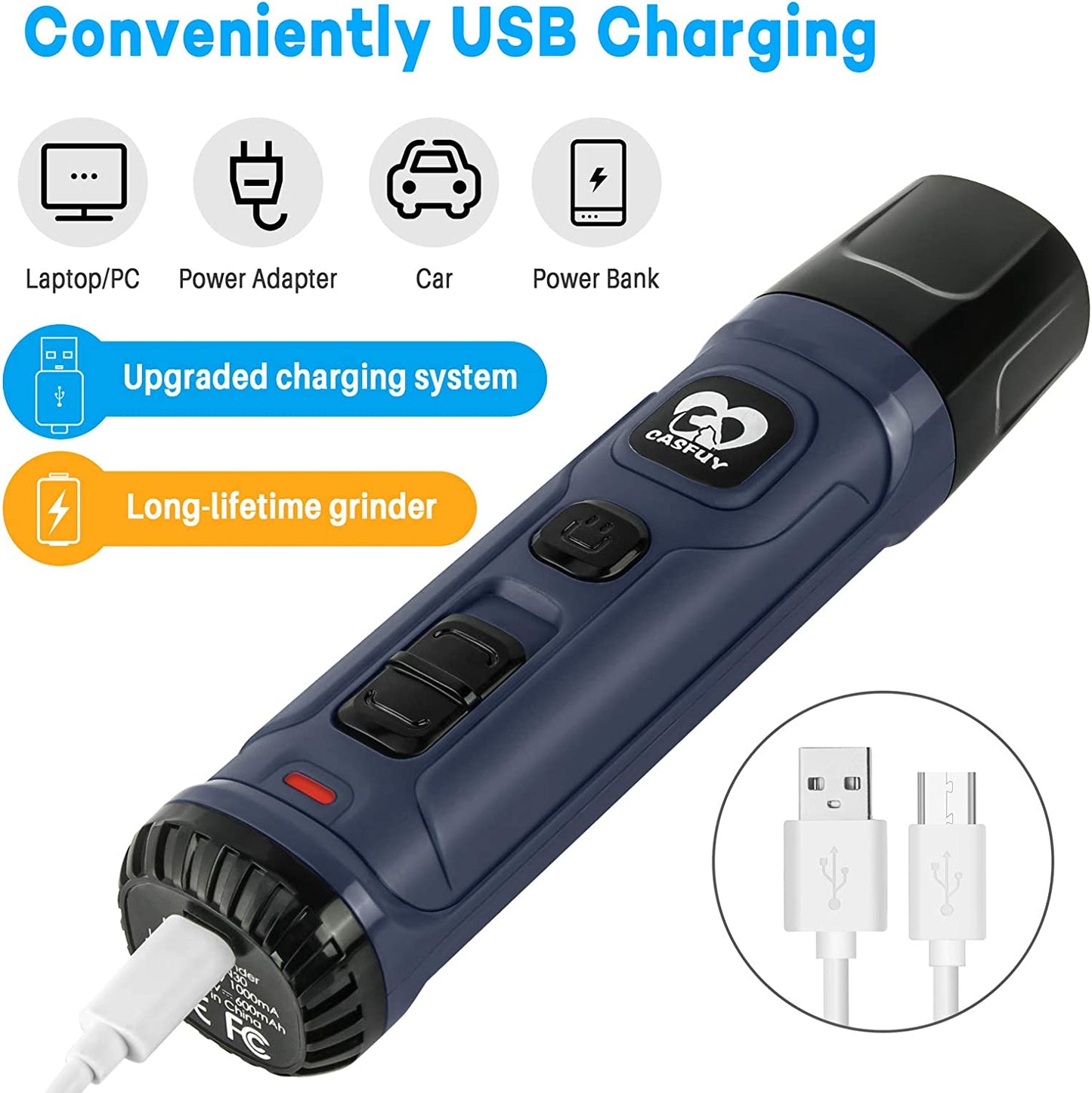 **Professional e-commerce title:**  **2-Speed Electric Dog Nail Grinder with Dual LED Lights – Quiet, Powerful Pet Nail Trimmer for Safe, Painless Grooming of Small, Medium & Large Dogs and Cats 